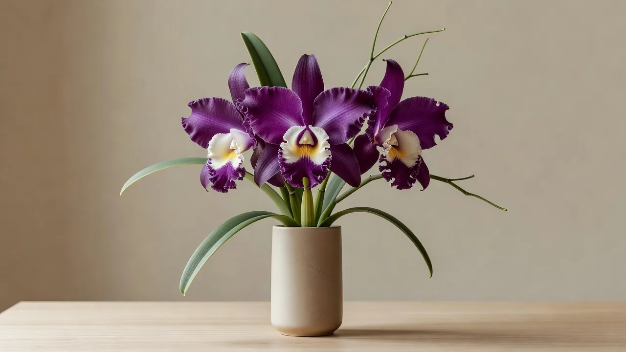 カトレアの花