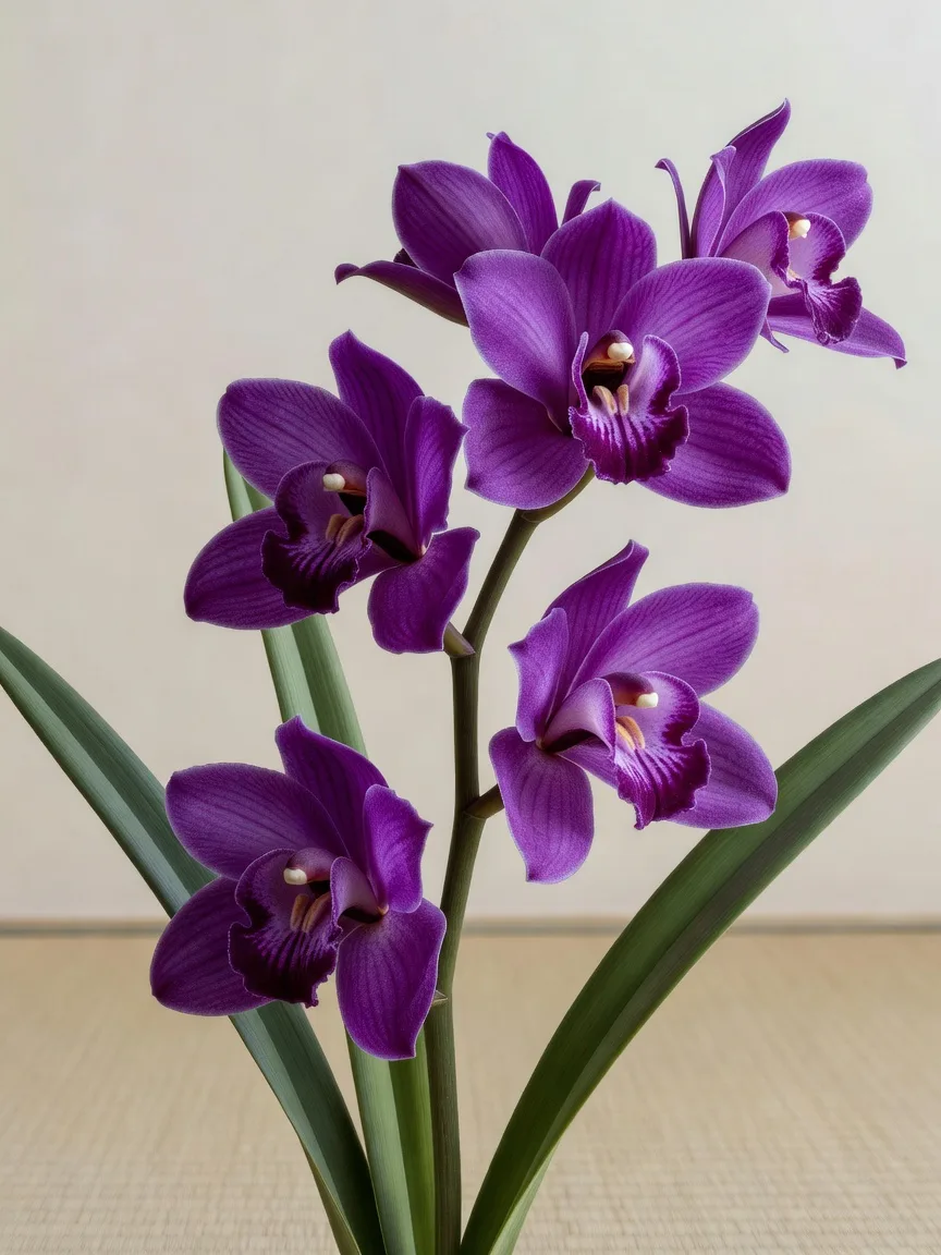 シンビジウムの花