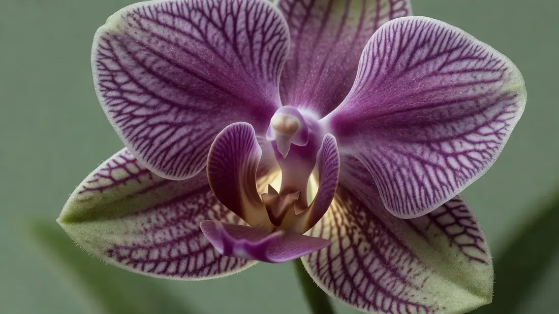 蘭の花びらの質感
